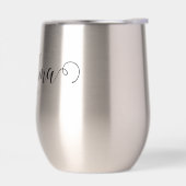 Grandma Est Modern Black Script Custom Date (左面)