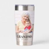 Grandma Established Bold Black 2 Photo 保温保冷タンブラー (背面)