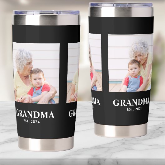 Grandma Established Bold Black 3 Photo 保温保冷タンブラー