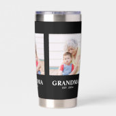 Grandma Established Bold Black 3 Photo 保温保冷タンブラー (背面)