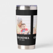 Grandma Established Bold Black 3 Photo 保温保冷タンブラー (正面)