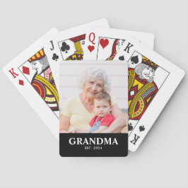 Grandma Established Bold Black Phot トランプ