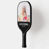 Grandma Established Fun Bold Photo ピックルボールラケット (左)