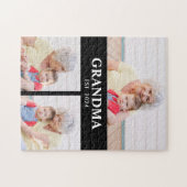 Grandma Established Modern Bold 3 Photo ジグソーパズル (横)