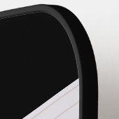 Grandma Established Modern Bold Black 3 Photo ピックルボールラケット (左詳細)