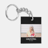 Grandma Established Modern Bold Photo キーホルダー (正面左)