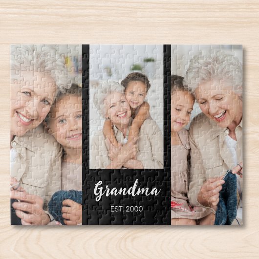 Grandma Established Modern Script 3 Photo  ジグソーパズル