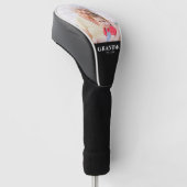 Grandma Established Modern Script Photo ゴルフヘッドカバー (アングル)