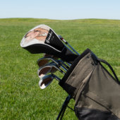 Grandma Established Modern Script Photo ゴルフヘッドカバー (インサイチュ)