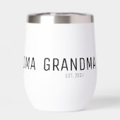 Grandma Established New Grandma Gift  (背面)