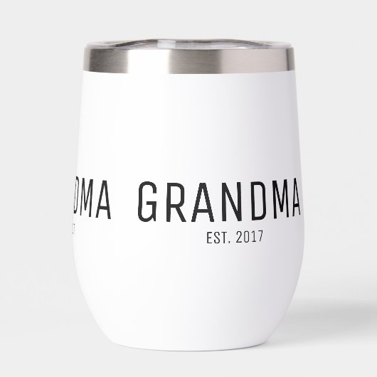 Grandma Established New Grandma Gift  (背面)