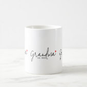 Grandma Established New Grandma Gift コーヒーマグカップ (中央)