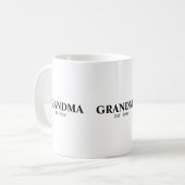 Grandma Established New Grandma Gift コーヒーマグカップ (正面左)