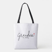Grandma Established New Grandma Gift トートバッグ (裏面)