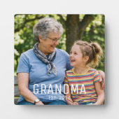 Grandma Established Photo  フォトプラーク (正面)