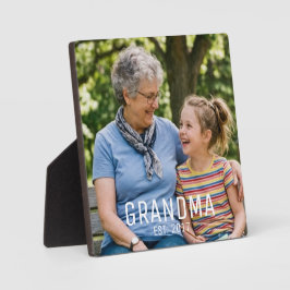 Grandma Established Photo  フォトプラーク