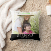 Grandma Established Photo Gift  クッション (ブランケット)