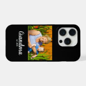 Grandma Established Photo Gift iPhoneケース (裏面横)