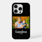 Grandma Established Photo Gift iPhoneケース (裏面)