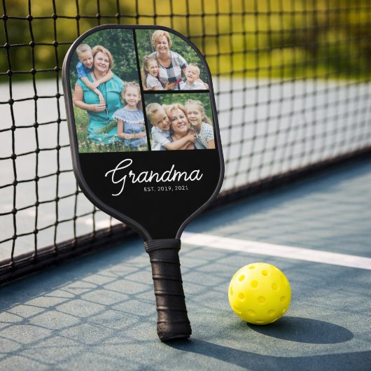 Grandma Established Script 3 Photo ピックルボールラケット