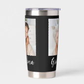 Grandma Established Script Black 2 Photo  保温保冷タンブラー (左面)