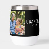Grandma Established Script Black Photo  (背面)