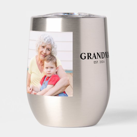 Grandma Established Script Black Photo (正面)