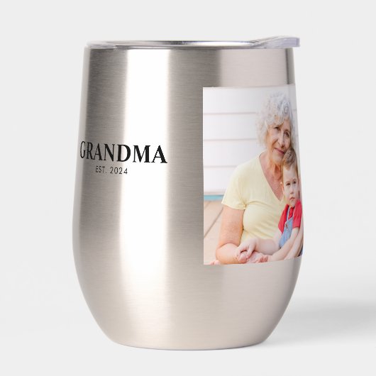 Grandma Established Script Black Photo (左面)