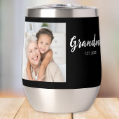Grandma Established Script Black Photo