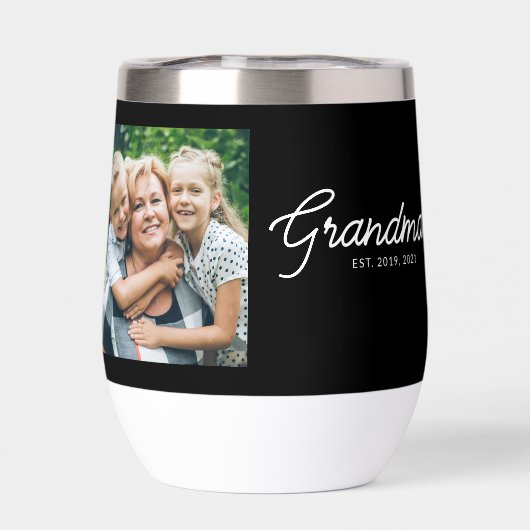 Grandma Established Script Black Photo (背面)