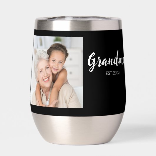 Grandma Established Script Black Photo (背面)