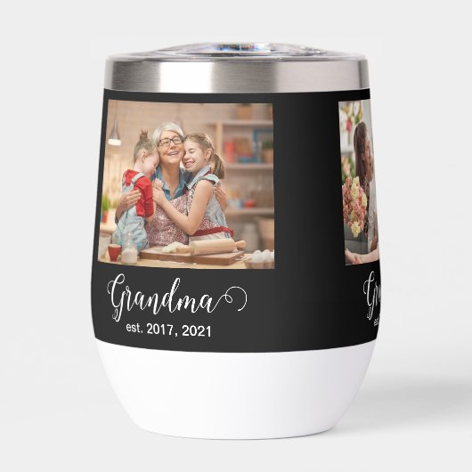 Grandma Established Script Gift 3 Photo (正面)