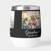 Grandma Established Script Gift 3 Photo (背面)