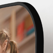 Grandma Established Script Gift Photo ピックルボールラケット (左詳細)