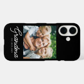 Grandma Established Script Photo Case-Mate iPhoneケース (裏面 (横))