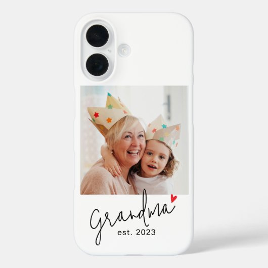 Grandma Established Script Photo Case-Mate iPhoneケース (裏面)
