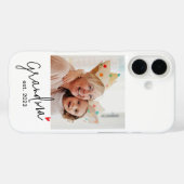 Grandma Established Script Photo Case-Mate iPhoneケース (裏面 (横))
