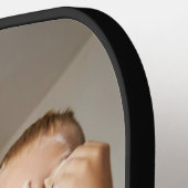 Grandma Established White Script Photo ピックルボールラケット (左詳細)