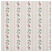 Grandma fashion sweet botanical pattern Strewberry ファブリック (見本)