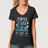 Grandma First Time Grandma Let The Spoiling Beg  B Tシャツ (正面)