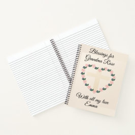 Grandma Floral Heart Notes ノートブック