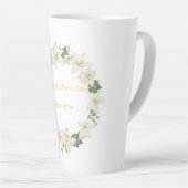 Grandma Floral Mother’s Day Gift for Nana カフェラテマグ (右アングル)