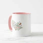 Grandma Floral Mug - Watercolor Botanical Gift マグカップ (正面左)