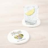 Grandma Gift Coaster - Floral Photo コースター (側面)