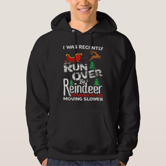 Grandma Got Run Over By A Reindeer Christmas So Pa パーカ (正面)