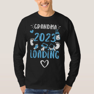 Grandma Grandma 2023 loading  Baby Boy Sayings Tシャツ