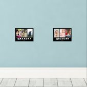 Grandma & Grandpa Collage – Grandkids Photo & Name (ウッドフロア)