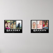 Grandma & Grandpa Collage – Grandkids Photo & Name (正面)