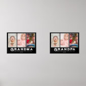 Grandma & Grandpa Collage – Grandkids Photo & Name (正面)