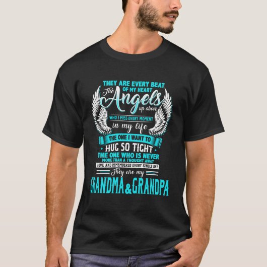 Grandma & Grandpa Every Beat Of My Heart The Angel Tシャツ (正面)
